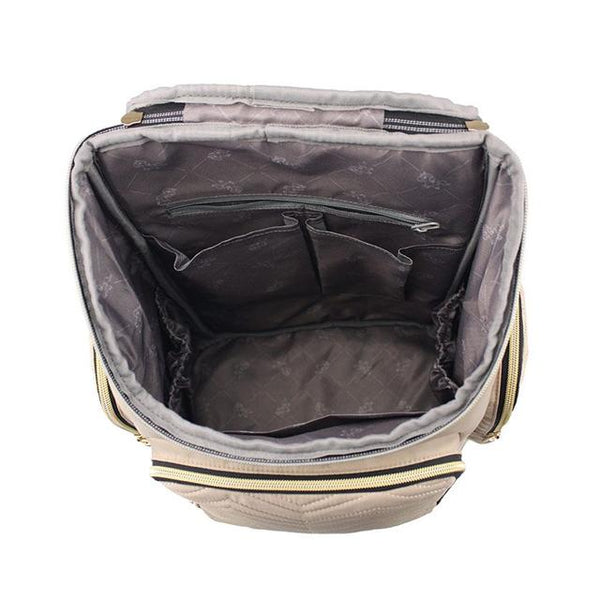 colorland leather backpack baby diaper bag Georgia Baby Changing Backpack