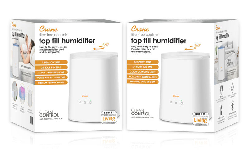 Top Fill Ultrasonic Cool Mist Humidifier