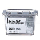 Shimoyama Small Gray Drain Basket Food Storage Organizer