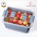 Shimoyama Small Gray Drain Basket Food Storage Organizer