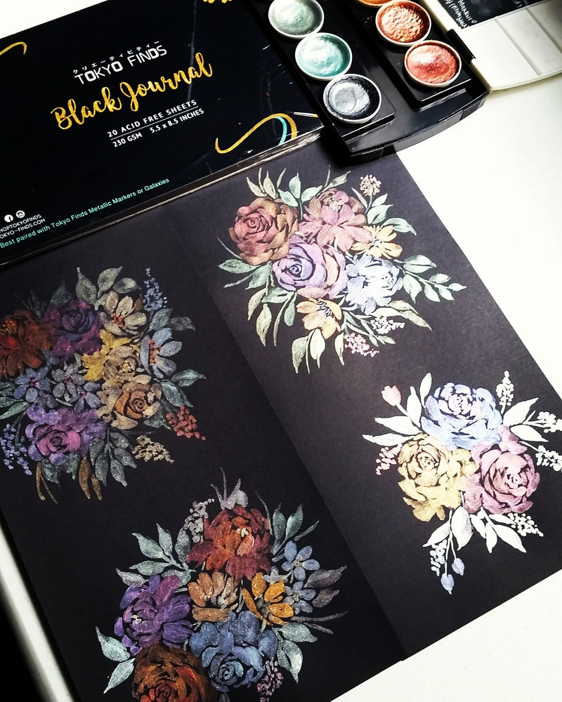 [Workshop in a Box] Metallic Loose Floral Bouquet Launchbox by Thea Ong