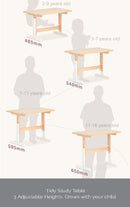 Boori Adjustable Tidy Learning Table