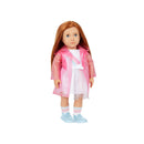 Rainbow Printed Dress w/ Raincoat Outfit