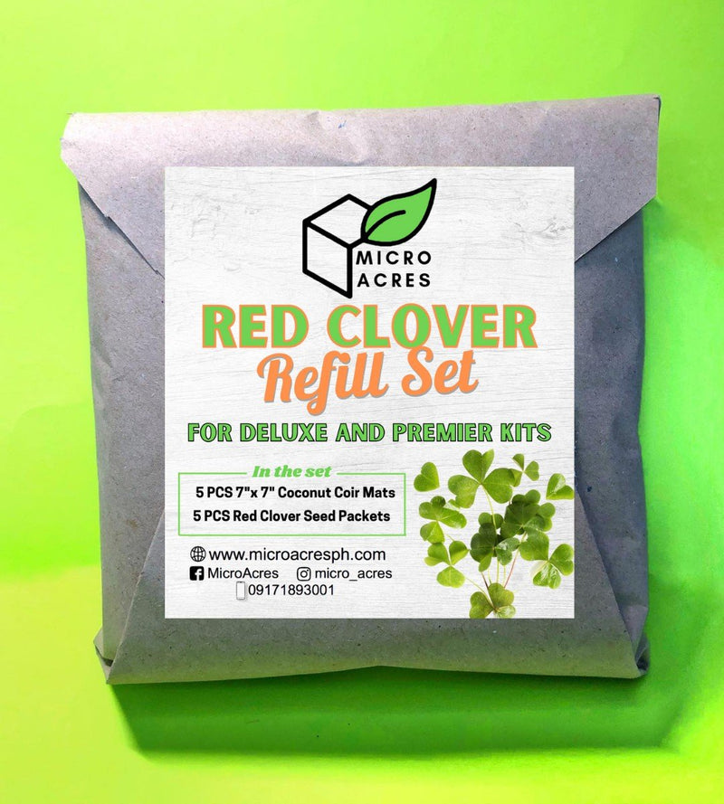 Red Clover Refill Set for Microgreens Learning Kit