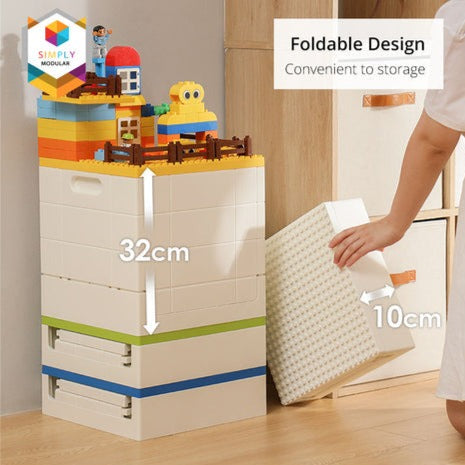 Shimoyama Toy Bricks Foldable Bin Organizer