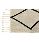 Bereber Beige Washable Rug