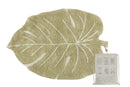 Mini Monstera Olive Washable Rug