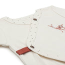 Fawn Collection Footie in Egret White