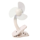 Stroller Fan White w/ White Foam