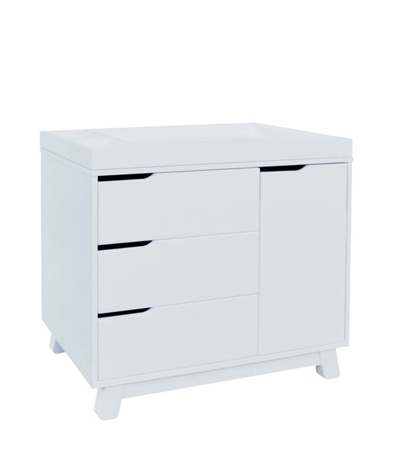 Modo 3-Drawer Dresser with Removable Changing Tray and Pure 31" Contour Changing Pad