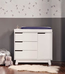 Modo 3-Drawer Dresser with Removable Changing Tray and Pure 31" Contour Changing Pad