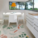 Botanic Plants Washable Rug