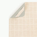 Windowpane Leather Mat