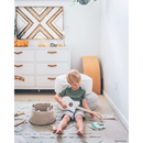 Tribu Olive Washable Rug