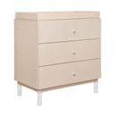 Gelato 3-Drawer Dresser with Removable Changing Tray and Pure 31" Contour Changing Pad