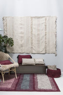 Air Savannah Red Knitted Cushion