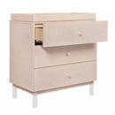 Gelato 3-Drawer Dresser with Removable Changing Tray and Pure 31" Contour Changing Pad