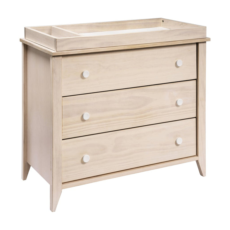Sprout 3-Drawer Dresser with Removable Changing Tray and Pure 31" Contour Changing Pad