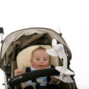 Stroller Fan White w/ White Foam
