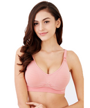 Ultralight Antibacterial Seamless Nursing Bra in Stripes