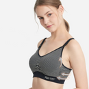 Ultralight Antibacterial Seamless Nursing Bra in Stripes