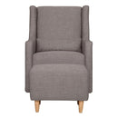 Toco Swivel Glider with Ottoman in Eco-Performance Fabric | Water Repellent & Stain Resistant