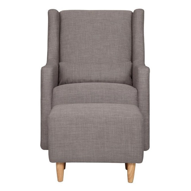 Toco Swivel Glider with Ottoman in Eco-Performance Fabric | Water Repellent & Stain Resistant