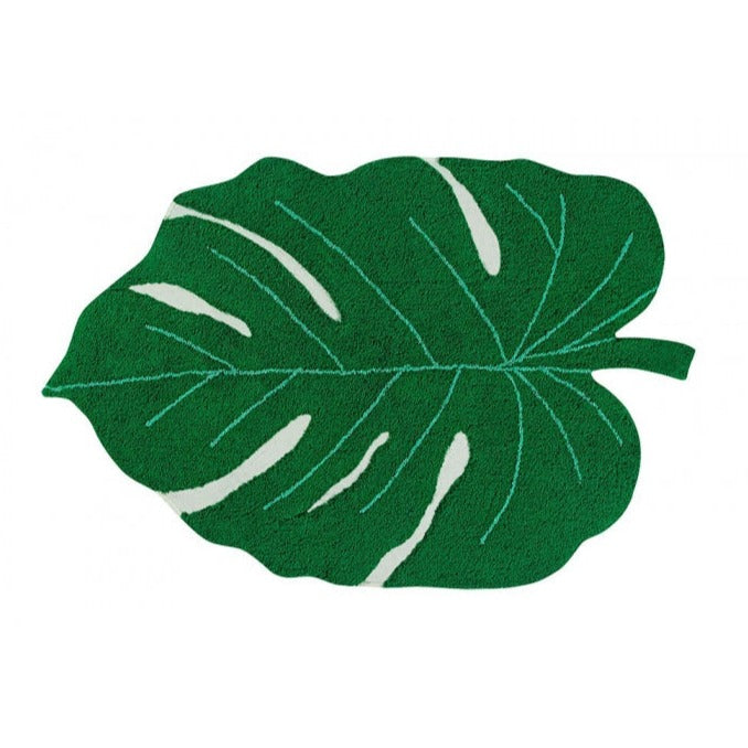 Monstera Leaf Washable Rug
