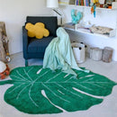 Monstera Leaf Washable Rug