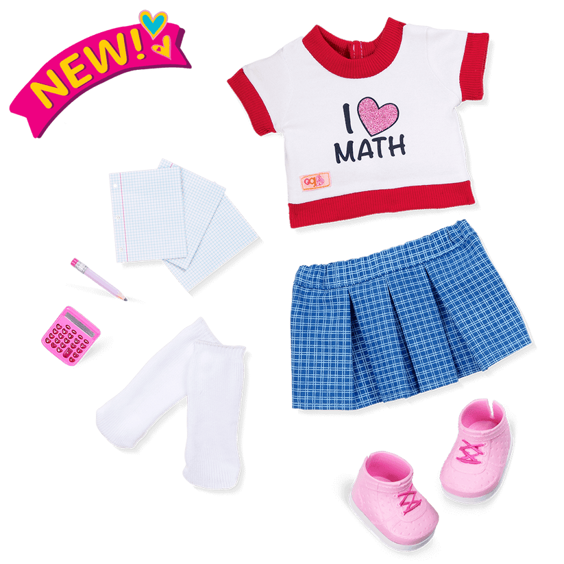 Math Class Outfit w/ Calculator