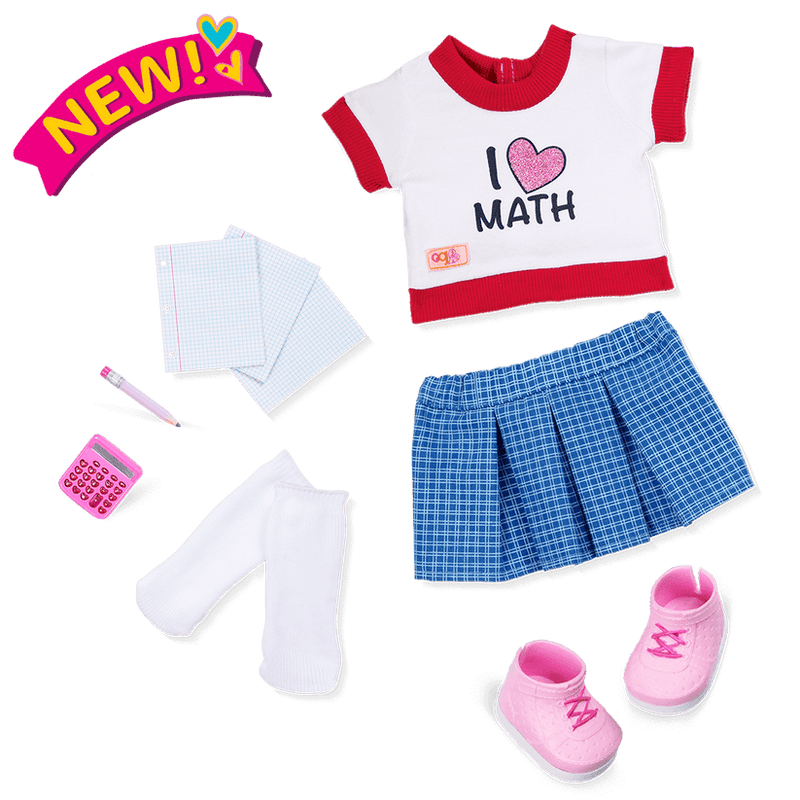 Math Class Outfit w/ Calculator