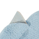 Puffy Dream Blue Washable Rug with Cushion