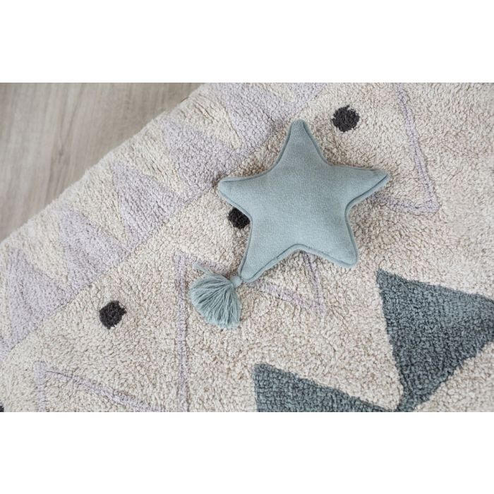 Knitted Twinkle Star Cushion