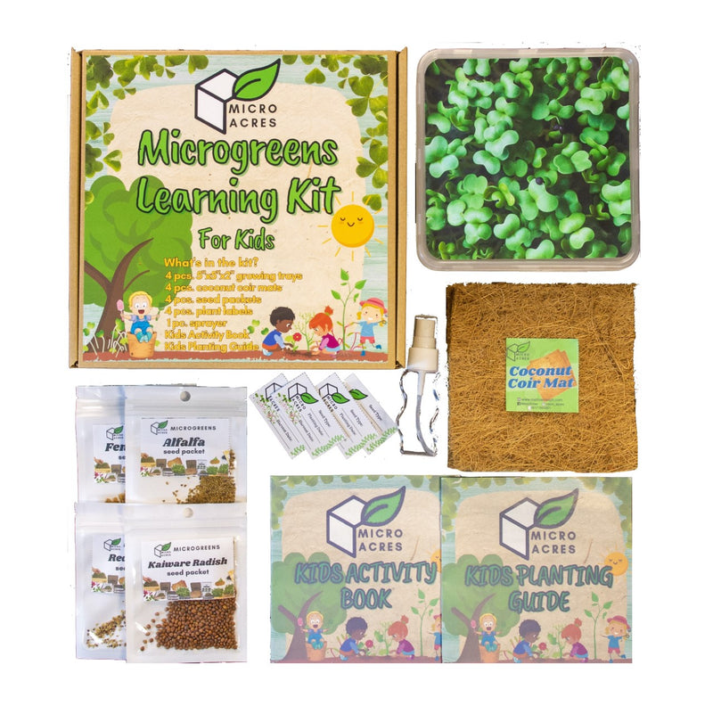 Microgreens Learning Kit for Kids