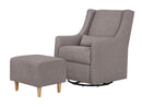 Toco Swivel Glider with Ottoman in Eco-Performance Fabric | Water Repellent & Stain Resistant